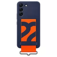 Samsung Galaxy S22 5G Silicone Cover with Strap EF-GS901TNEGWW - Navy