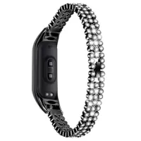 Rhinestone Series Xiaomi Mi Smart Band 7 Strap - Black