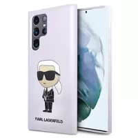 Karl Lagerfeld Ikonik Samsung Galaxy S23 Ultra 5G Silicone Case - Purple