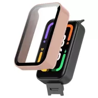 Xiaomi Redmi Smart Band Pro Case with Tempered Glass - Pink