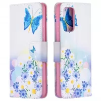 Wonder Series Samsung Galaxy A72 5G/4G Wallet Case - Blue Butterfly