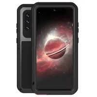 Love Mei Powerful Samsung Galaxy A72 5G Hybrid Case - Black