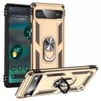 Google Pixel 6a Hybrid Case with Metal Kickstand - Gold