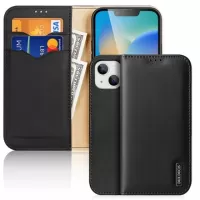Dux Ducis Hivo iPhone 14 Plus Wallet Leather Case - Black