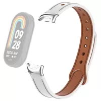 Xiaomi Smart Band 8 Leather Strap with Connectors - White