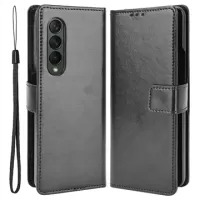 Samsung Galaxy Z Fold4 Wallet Case with Card Pocket - Black