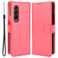 Samsung Galaxy Z Fold4 Wallet Case with Card Pocket - Red