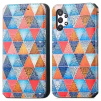 Samsung Galaxy A32 (4G) Caseneo 001 Wallet Case with Stand Feature - Rhombus / Mandala