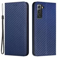 Samsung Galaxy S23+ 5G Wallet Case - Carbon Fiber - Blue