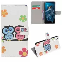 Style Series Huawei Nova 5T, Honor 20/20S Wallet Case - Owls