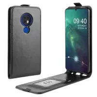 Nokia 6.2/7.2 Vertical Flip Case with Card Slot - Black