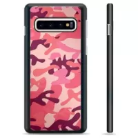 Samsung Galaxy S10+ Protective Cover - Pink Camouflage