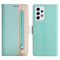 Lace Pattern Samsung Galaxy A23 Wallet Case - Green