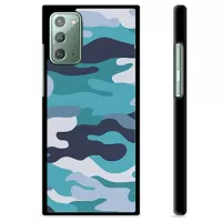 Samsung Galaxy Note20 Protective Cover - Blue Camouflage