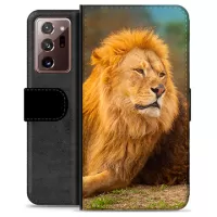 Samsung Galaxy Note20 Ultra Premium Wallet Case - Lion
