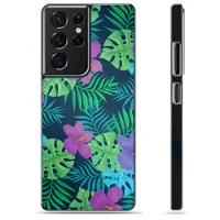 Samsung Galaxy S21 Ultra 5G Protective Cover - Tropical Flower
