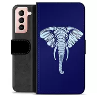Samsung Galaxy S21 5G Premium Wallet Case - Elephant