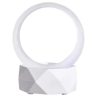 Bluetooth Speaker with Small Night Lamp - White