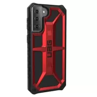UAG Monarch Samsung Galaxy S21+ 5G Hybrid Case - Crimson / Black