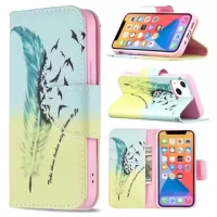 Wonder Series iPhone 13 Mini Wallet Case - Feathers