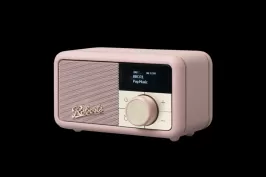Roberts Revival Petite DAB/DAB+/FM Mini Bluetooth Radio / Portable Bluetooth Speaker - Dusky pink