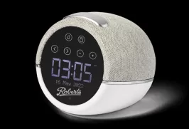 Roberts Zen Plus Digital Alarm Clock DAB+ Radio - Wellbeing Sleep Sounds - Bluetooth Streaming - Duel Alarm - White
