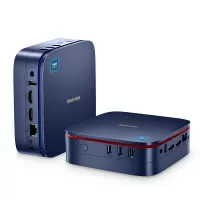 Blackview MP60 Mini PC Intel N-series CPU Windows 11 Pro VESA Mount Support Mini PC 11th Gen Jasper Lake N5095 / 8GB+256GB / Blue