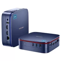 Blackview MP60 Mini PC ‎Intel Celeron N5095 Windows 11 Pro, 16GB DDR4 512GB SSD, 2.4G & 5G WiFi Bluetooth 4.2 - Blue