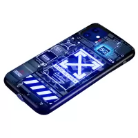 Smart Voice-Activated Luminous Phone Case, Anti-Fall Soft Frame Phone Protective Shell for iPhone 14 Pro