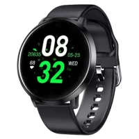 Waterproof Smartwatch with Heart Rate K12 (Bulk Satisfactory) - Black