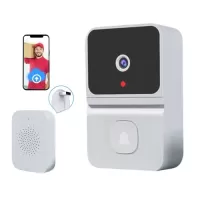 Wireless Video Doorbell Camera Smart Doorbell with 450P Night Vision 2-Way Audio Cloud Storage Battery Powered Tuya APP Control