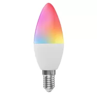 WiFi Smart Bulb RGB+W+C LED Candle Bulb