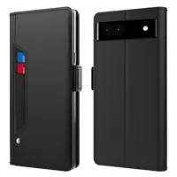 Makeup Mirror Google Pixel 6a Flip Case - Black