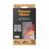 iPhone 15 Pro PanzerGlass Ultra-Wide Fit EasyAligner Screen Protector - Black Edge