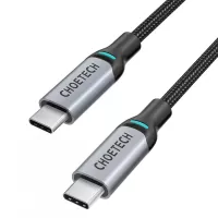 Choetech XCC-1002 100W USB Type-C to C Cable, Up to 480Mbps Data Transfer Speed, 1.8m Length, for Smartphones, iPad, Laptop