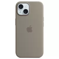 iPhone 15 Plus Apple Silicone Case with MagSafe MT133ZM/A - Clay
