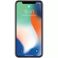 Apple iPhone X Silver Unlocked 64GB Good