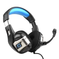 Professional Gaming Headset Stereo with Noise Cancelling Microphone Wired Headphone