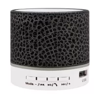 A9 Crack Pattern Mini Speaker Colorful Light Support U Disk TF Card AUX Port Wireless Portable Loudspeaker Box