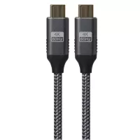 Maplin PRO USB-C to USB-C 20Gbps Super Speed Data Transfer & Charging Braided Cable - Black, 3m