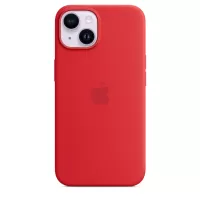 Apple iPhone 14 Silicone Case with MagSafe - (PRODUCT)RED