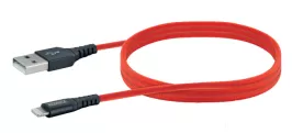 Schwaiger LPRO410 501 mobile phone cable Red 1.2 m USB A Lightning