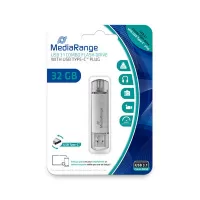 MediaRange MR936 USB flash drive 32 GB USB Type-A / USB Type-C 3.2...