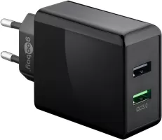 Goobay 44956 mobile device charger Black Indoor