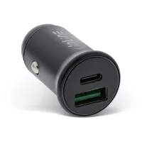 InLine USB car charger power-adapter power delivery, USB-A + USB...