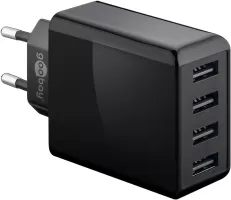 Goobay 44953 mobile device charger Black Indoor