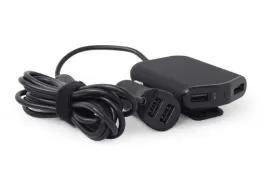 Gembird EG-4U-CAR-01 mobile device charger Black Auto