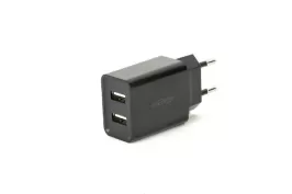 Gembird EG-U2C2A-03-BK mobile device charger Black Indoor