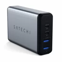 Satechi ST-MC2TCAM mobile device charger Indoor Black, Silver