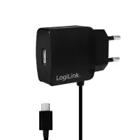 LogiLink PA0146 mobile device charger Black Indoor